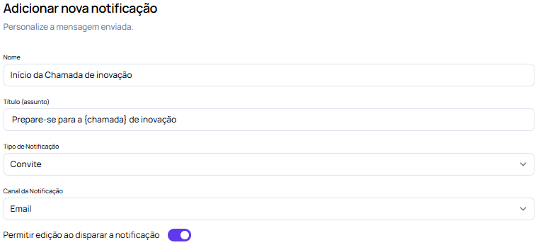 Config notificacao5