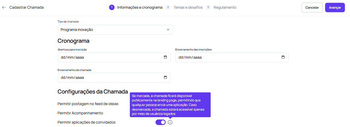 Permitir aplicacao de convidado